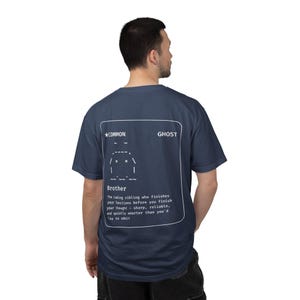 Claude Code Ghost Card Tee - ASCII Buddy Art Shirt