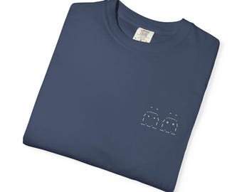 Claude Code Ghost Duo Tee - ASCII Buddy Art Shirt