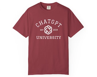 ChatGPT University Shirt - Class of 2026 Funny College Tee