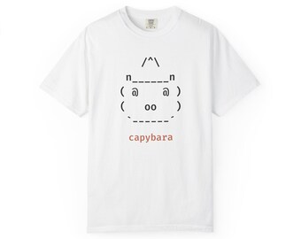 Capybara Claude Code Shirt - Terminal Buddy Pet Tee