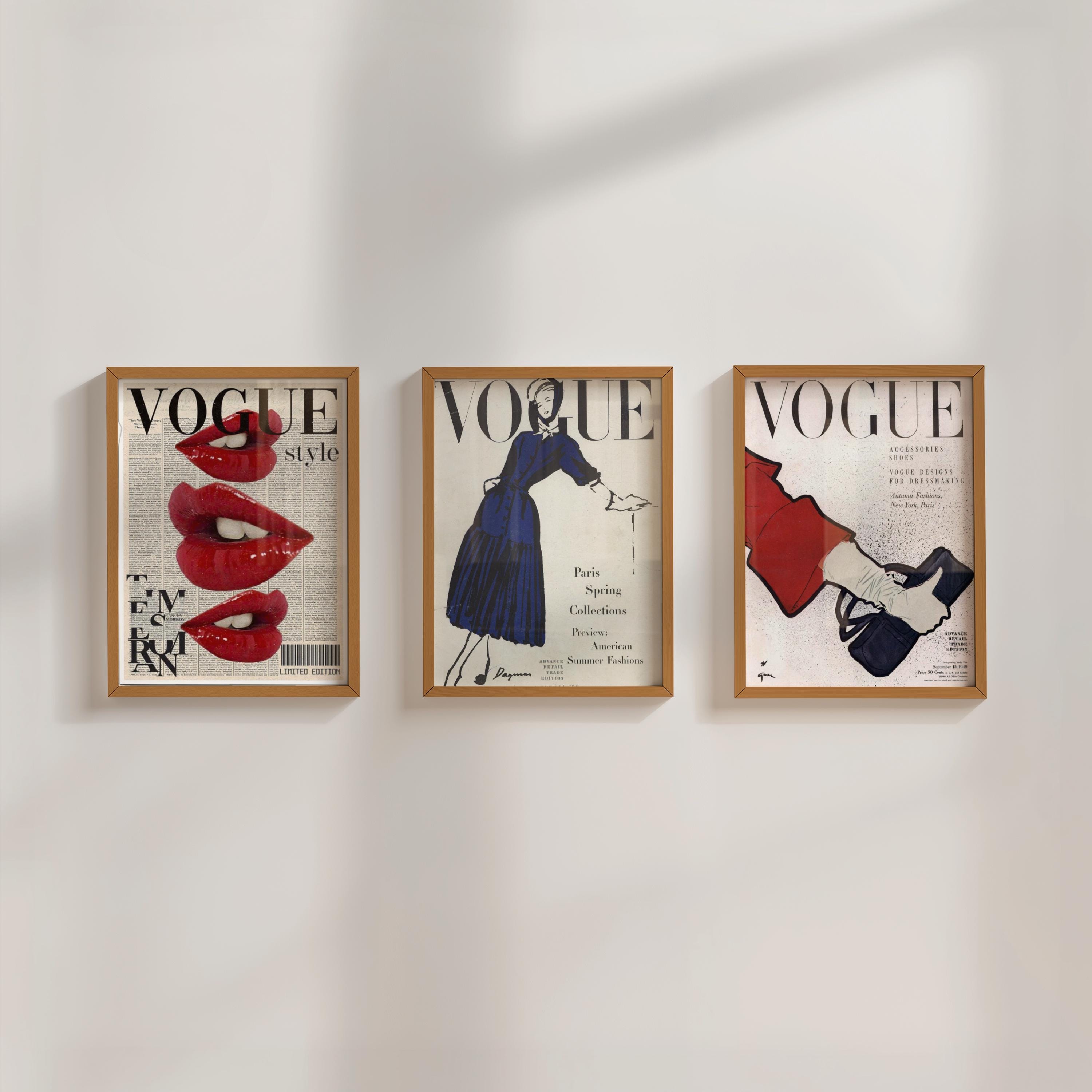 Vintage Vogue Poster - Etsy