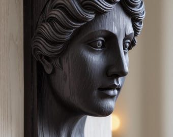 Ménsula de madera inspirada en la arquitectura clásica