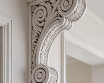 Handcrafted Wood Corbel – Heritage Home Shelf Accent