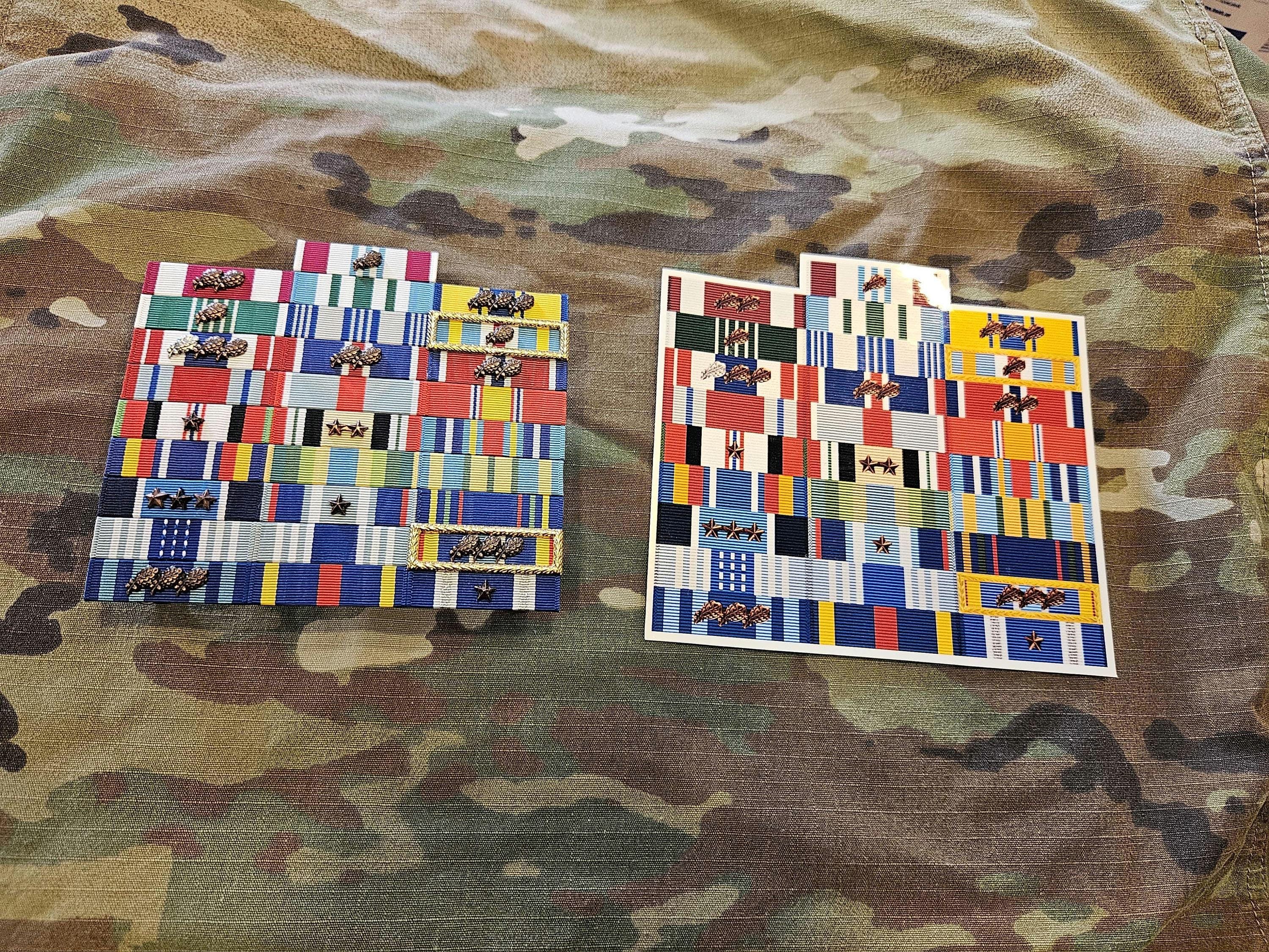 Custom Military Ribbon Rack – Stickers or Magnets, All Branches - Etsy