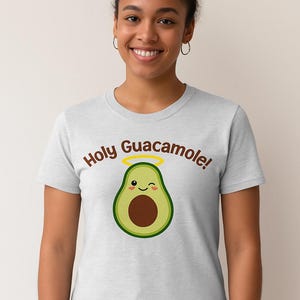 Holy Guacamole SVG & PNG | Funny Cinco de Mayo Avocado Digital File for Shirts, Crafts, and More
