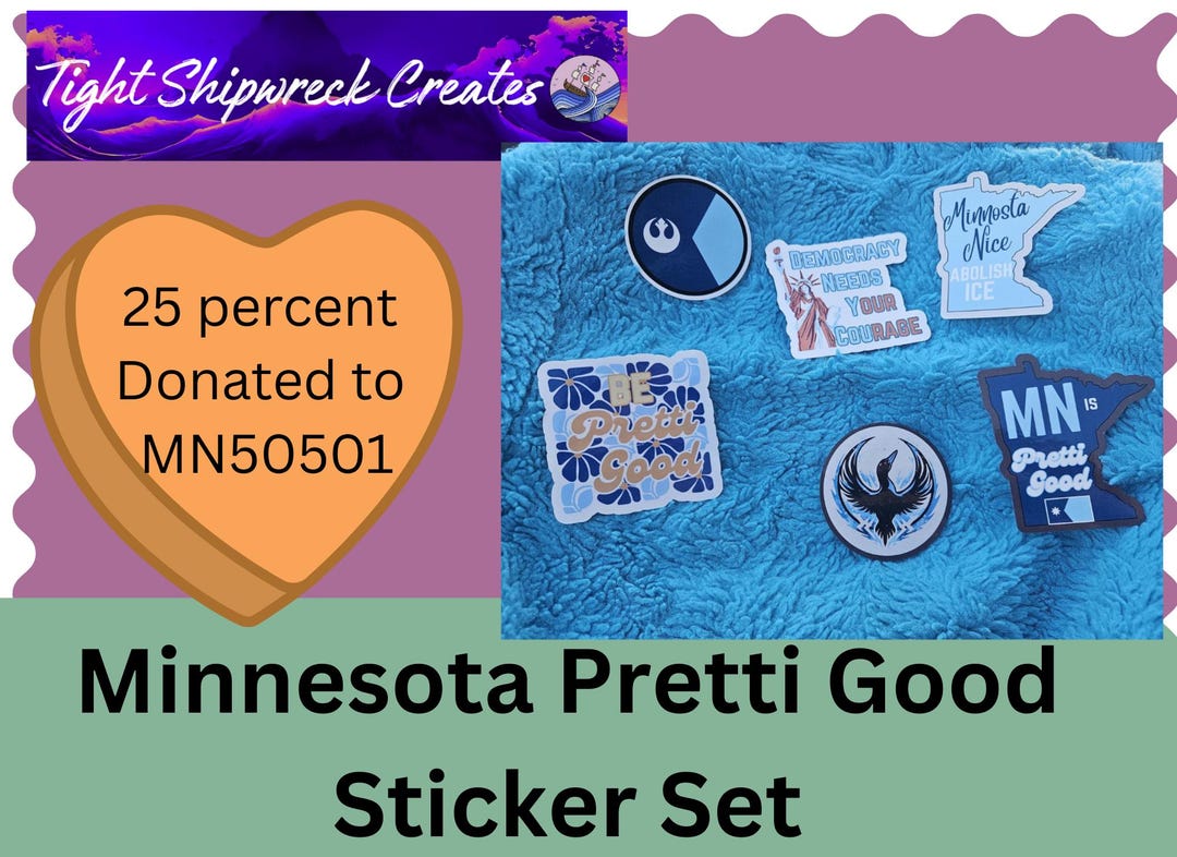 Progressive Resistance Vinyl Stickers | Democracy & Minnesota Activism ...