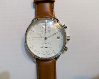 About Vintage - 1844 Chronograph, Steel / Black - Etsy Ireland