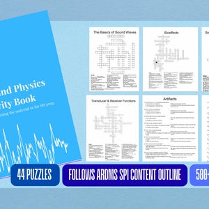 Ultrasound Physics Activity Book - ARDMS SPI Prep | UPDATED Edition image 4