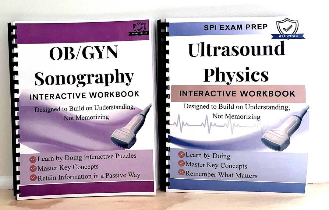 Ultrasound Physics & OB/GYN Sonography Interactive Workbooks | Prep for ...