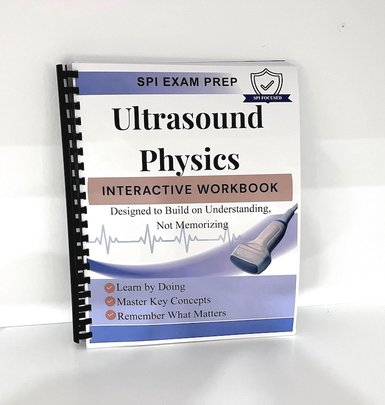 Ultrasound Physics Activity Book - ARDMS SPI Prep | UPDATED Edition image 2