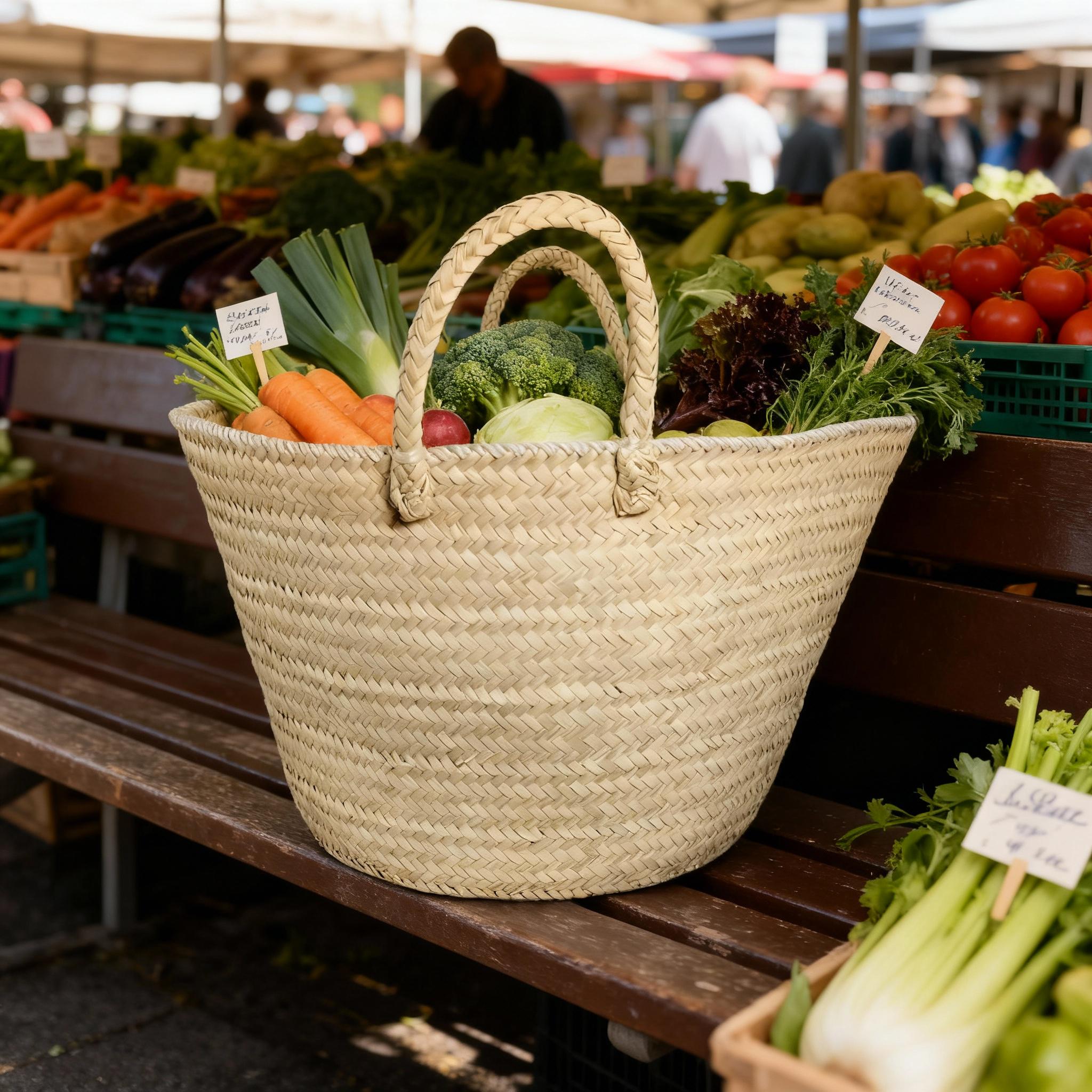 Sac Cabas écologique Fairtrade Avec Poignées En Bois - Magenta Et Violet - Neuf éco-responsable