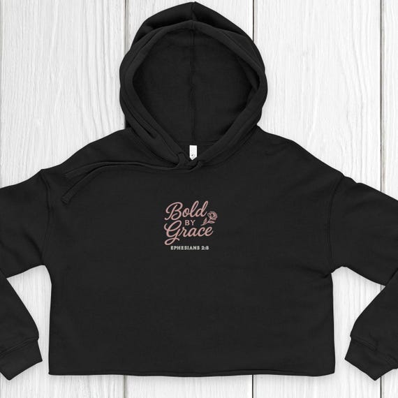 Women's Cropped Hoodie - Bold & Graceful, Casual Style, Streetwear, Gift for Her, Perfect for All Seasons