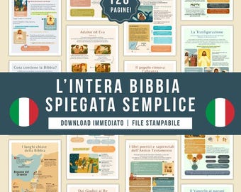 La Bibbia Semplificata, Study Guide with Illustrations (Digital PDF)