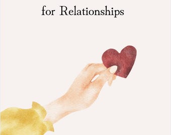 Relatiedagboek | 30 begeleide vragen naar liefde, gehechtheid en grenzen | Afdrukbare digitale pdf