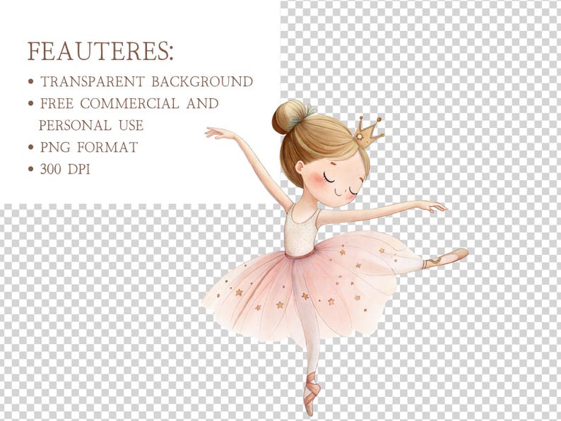 Watercolor Ballerina Clipart Bundle – Swan Lake and Pink Dancer ...