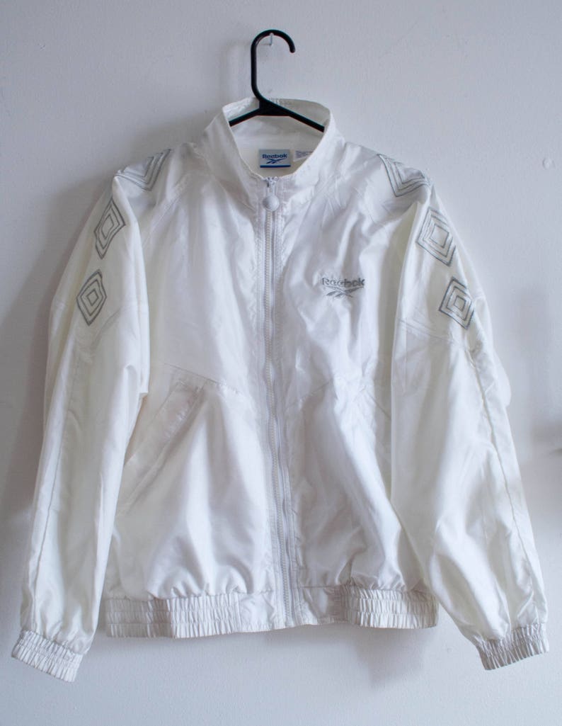 reebok white jacket