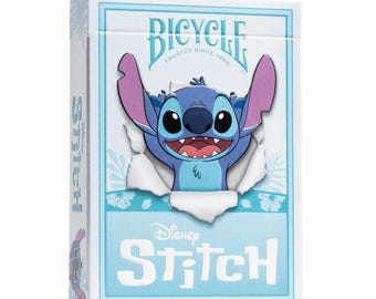 Fiets Disney Stitch speelkaarten