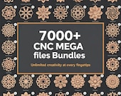 7000+ CNC Mega Files Bundle for Router Machines, Wood Carving, 3D Relief Designs CNC Router Multiple categories, CNC router files, Cnc files