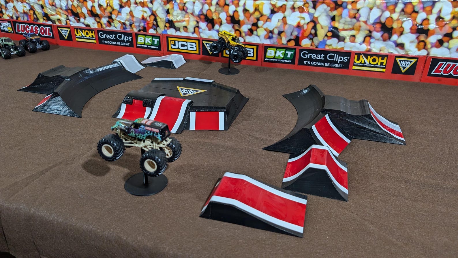 3D Printed Monster Truck Ramp Set: 1/64 Scale Diecast Arena - Etsy