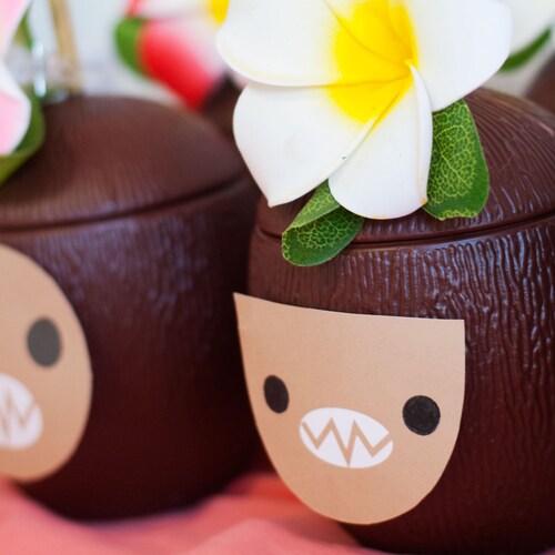 Moana Inspired Coconut Creatures Printable Decor INSTANT Etsy