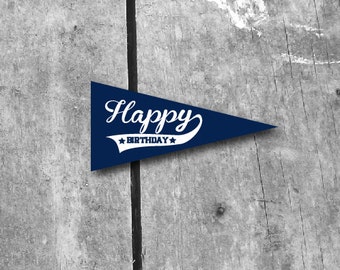 INSTANT DOWNLOAD Baseball Sports Fan Collection - PRINTABLE Happy Birthday cupcake cake pop toppers by Itsy Belle