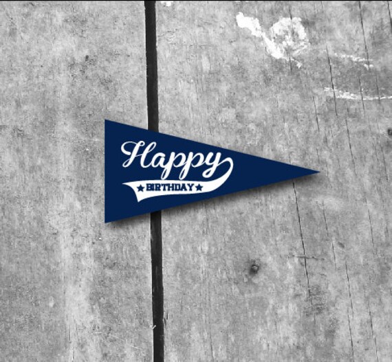 INSTANT DOWNLOAD Baseball Sports Fan Collection - PRINTABLE Happy Birthday cupcake cake pop toppers by Itsy Belle Il_570xn