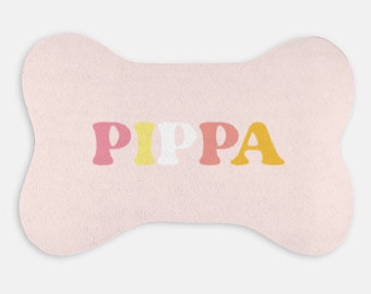 CUSTOM Dog Pet Mat with your puppies name by itsy belle studio