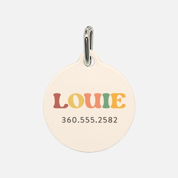 CUSTOM Dog Pet Tag with your puppies name by itsy belle studio Il_570xn