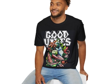 Good Vibes Unisex T-Shirt: Soft Style, Casual Comfort