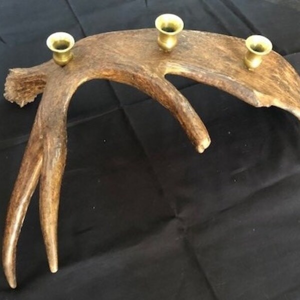 Antler Candle Holder Etsy