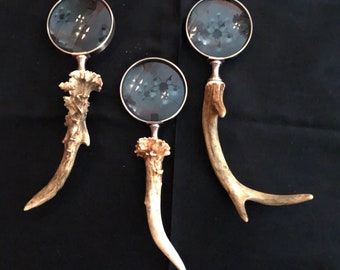 Antler Handled Magnifying Glass