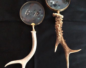 Antler Handled Magnifying Glass