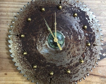 12" Saw Blade Clock