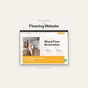 Custom Flooring Website with Admin Panel, 5–7 Pages, Made to Order