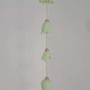3D-printed spring flowers for hanging, made from PLA filament image 12