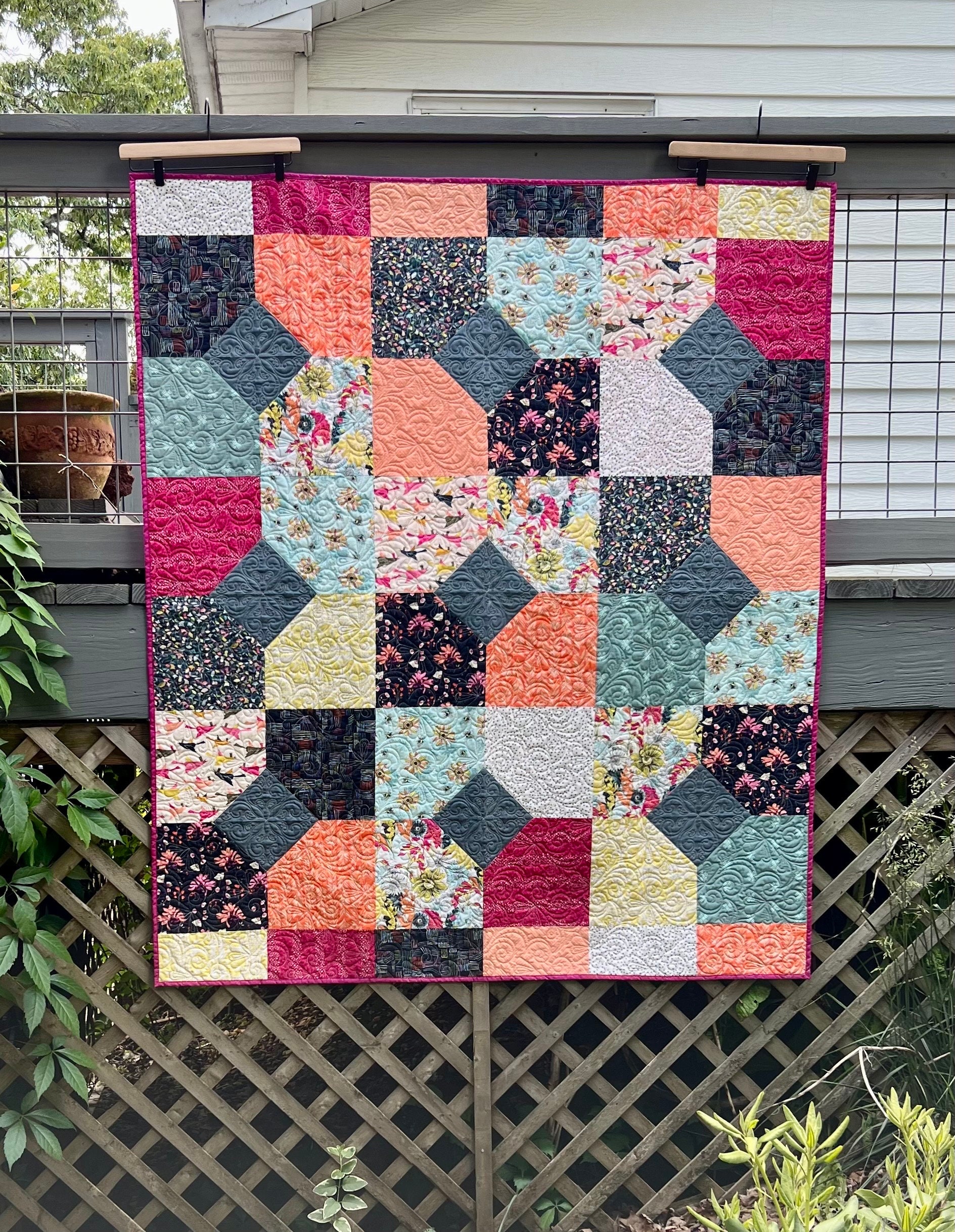 Pollinate Lap Quilt - Etsy