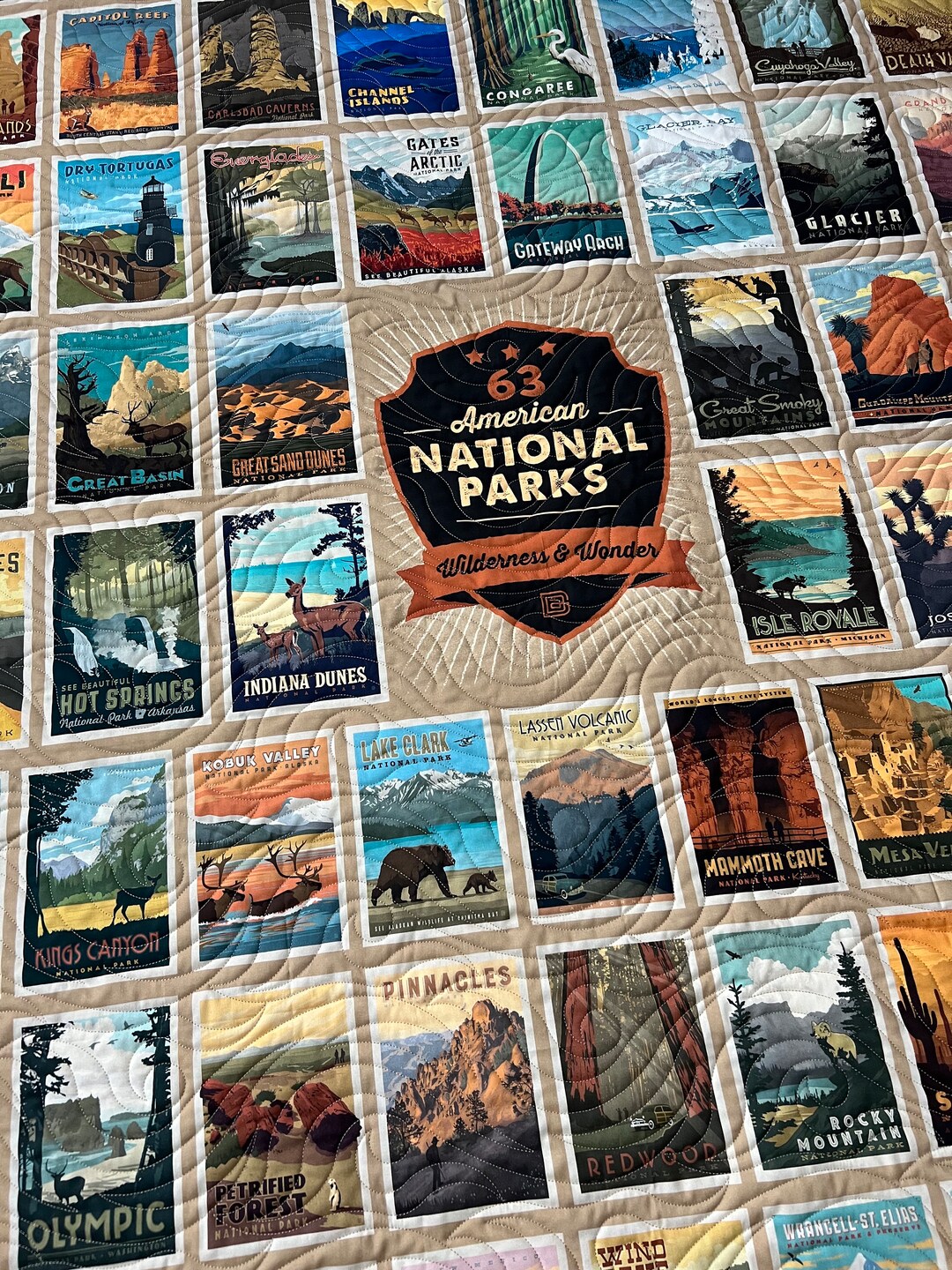 National Parks Baby Quilt National Parks Quilt to Order - Etsy