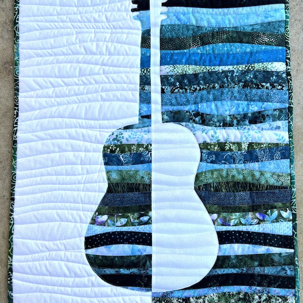Guitar Quilt Pattern Etsy