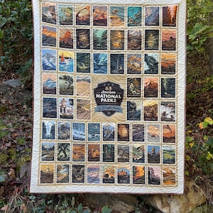 National Parks Quilt by Kenneth Crane