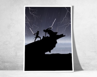 Poster ispirato a Star Wars 9 – Poster decorativo L'ascesa di Skywalker | L'ascesa di Skywalker | Arte murale della saga di Star Wars