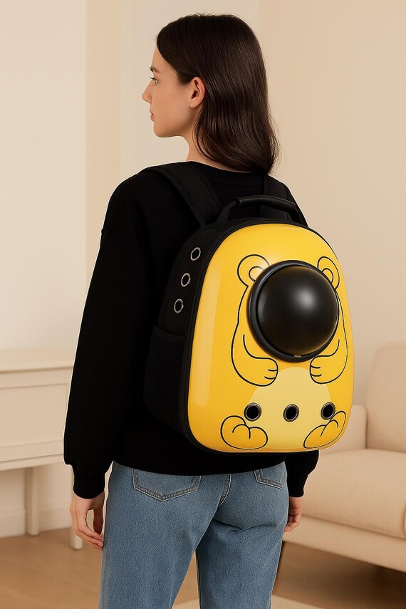 backpack or hard shell travel The Vector: Expandable Hard-Shell Tech (1526L) EVA foam makes the backpack smooth and provides cushioning for your belongings Yellow Bear Hard Shell Backpack: