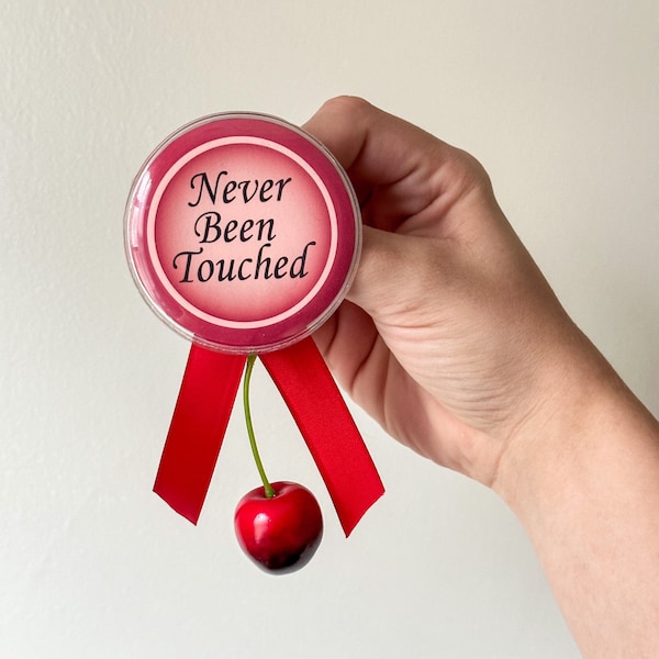 Never Been Touched Strangers with Candy Cherry Pin / Magnet