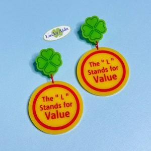 Malcolm in the Middle Lucky Aid Acrylic Post Earrings