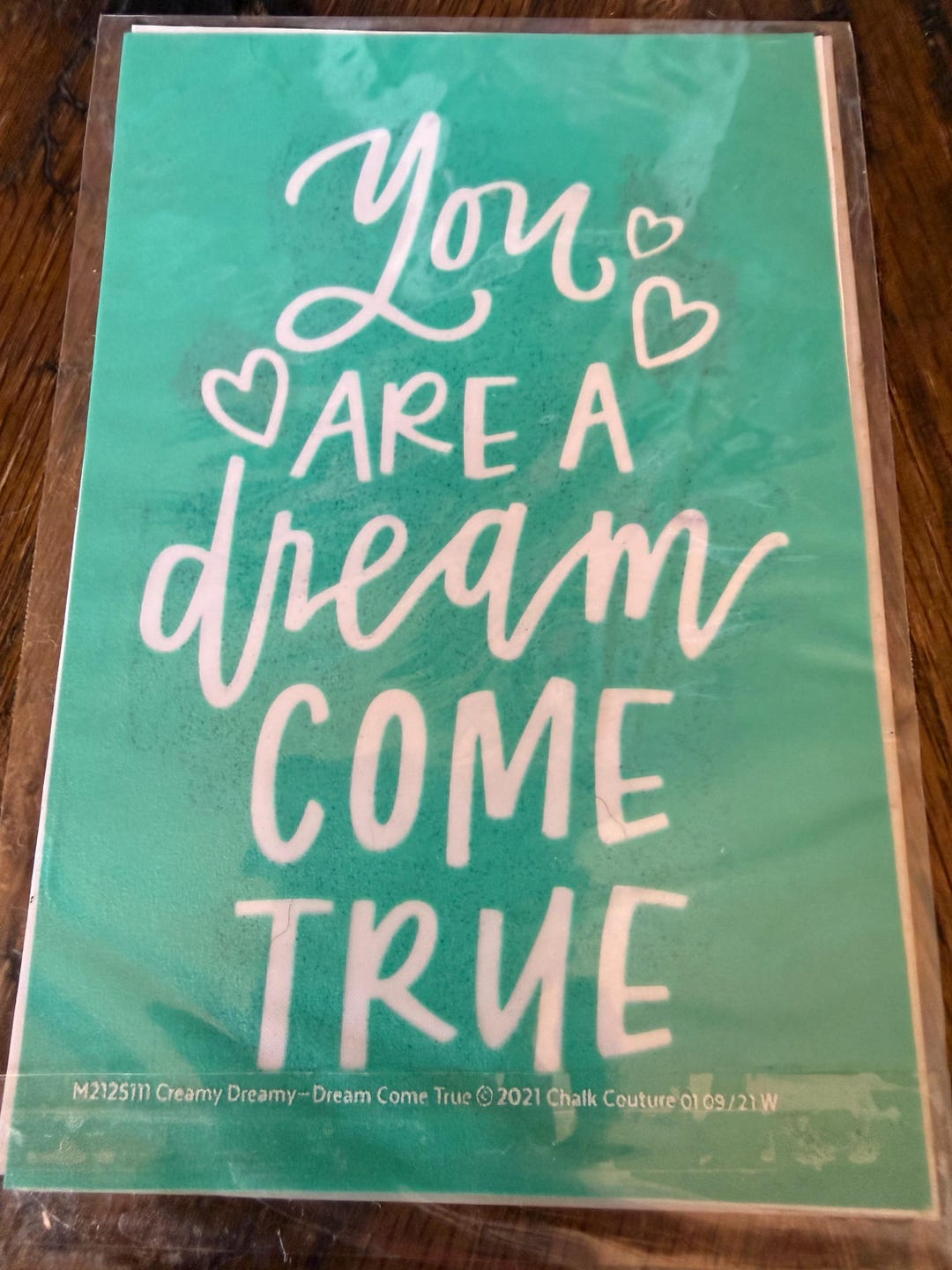 You Are A Dream Come True Reusable Silk Screen Stencil Etsy
