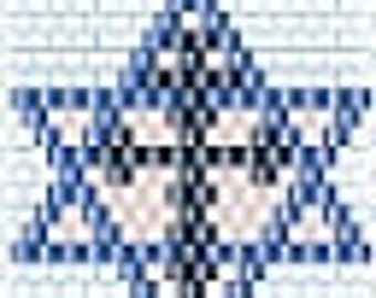 Messianic Judaism Symbol Beading Pattern Star of David