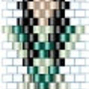 PATTERN BEADING Patrón de cuentas de mujer nativa