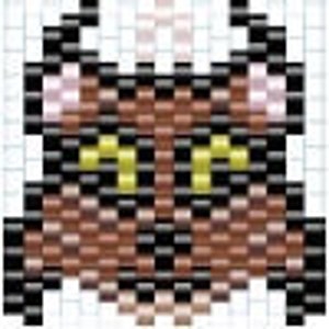 BEADING PATTERN BobCat Earring or charm Pattern