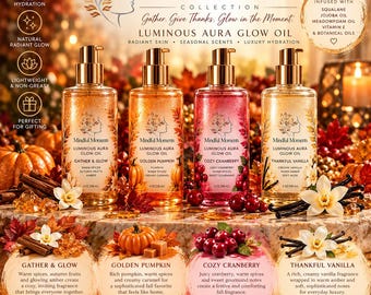 Luminous Aura Luxury Shimmering Body Glow Oil | Limited-Edition Fall Collection