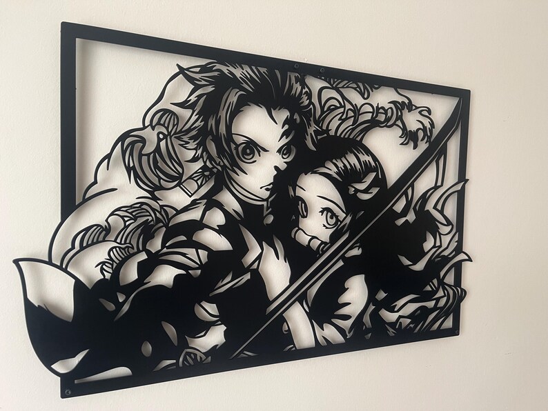 Anime Metal Wall Art - Etsy
