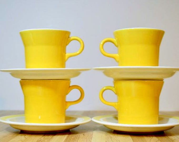 Vintage Royal Flat Cup and Saucer Set USA Pottery Margarita Etsy